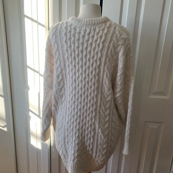 APRICOT Women's Cream Sweater-Dress - Picture 3 of 6